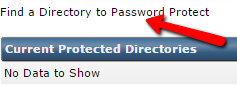 password protect